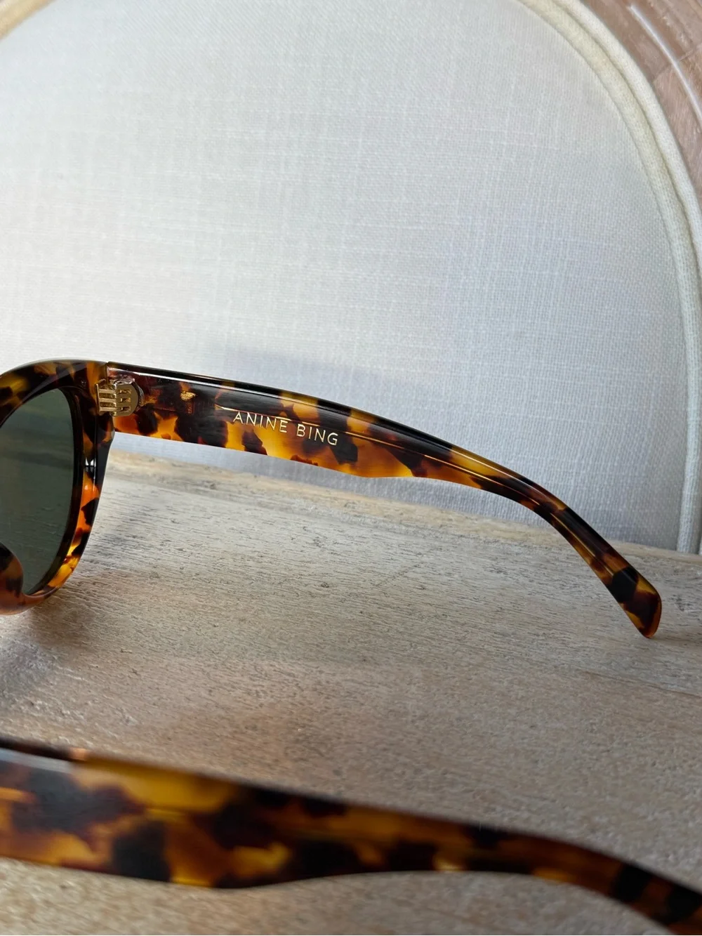 Anine Bing Marin Tortoise Sunglasses